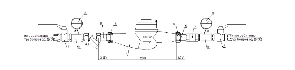  Монтажная схема ВСКМ 90-32