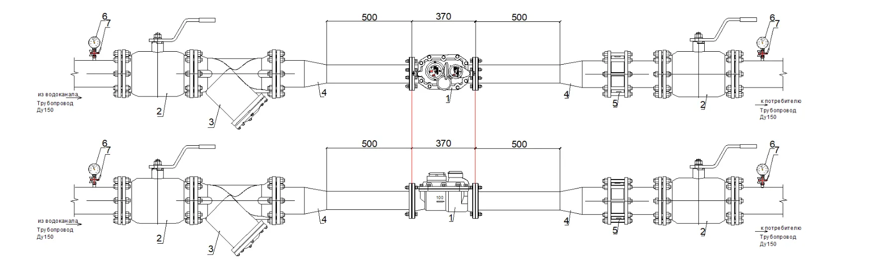Монтажная схема СТВК-1 100\20 ДГ