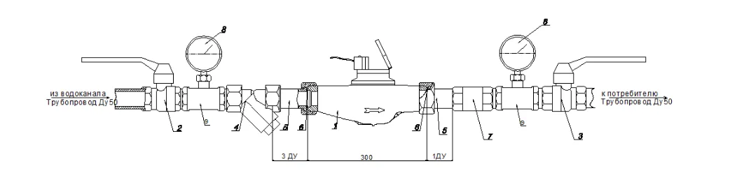 Домовые счётчики Decast