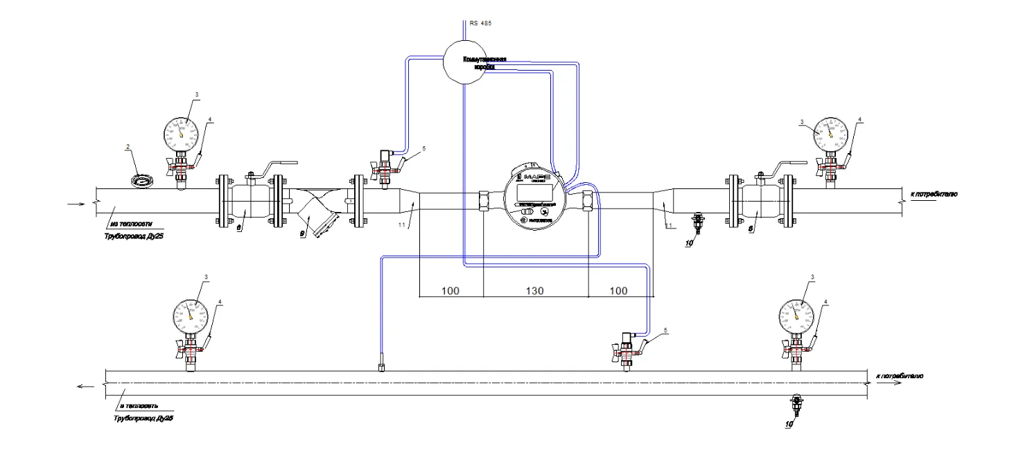 Монтажная схема СТК МАРС NEO-20 П