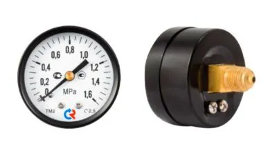 ТМ-110Т.00(0-10MPa)M10x1.2,5МАНОМЕТР общетехнический 40мм, Тип - ТМ-110Т, осевое присоединение. 0-