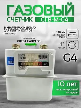 Счетчик газа СГВ-М-G4 LR (1")