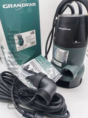 Дренажный насос Grandfar 550 F для грязной воды от магазина счетчики-юг