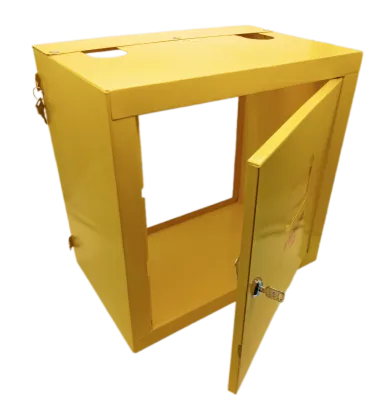Шкаф для для счетчика газа ШС-10 без задней стенки (желтый)