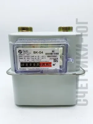 Счетчик газа ВК-G4 V1.2 левый