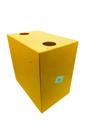 Шкаф для для счетчика газа ШС-10 с задней стенкой (желтый)