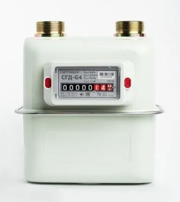 Газовый счетчик объемный диафрагменный СГД G4 ТК левый (3/4)