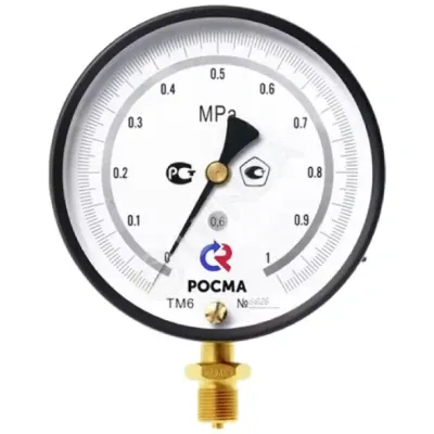 ТМ-610РМТИ.00(0-1000кгс/см2)M20x1,5.0,6.ЗПМАНОМЕТР общетехнический 150мм, Тип - ТМ-610Р, радиально