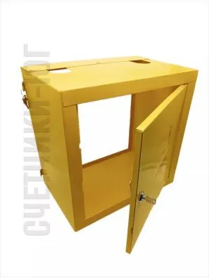 Шкаф для для счетчика газа ШС-10 без задней стенки (желтый)
