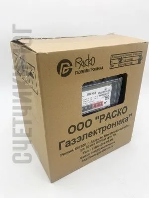 Счетчик газа ВК-G4 V1.2 левый