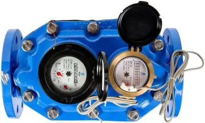 Счетчик воды комбинированный  СТВК 1 80/20 ДГ (100/1 л/имп) (IP68)