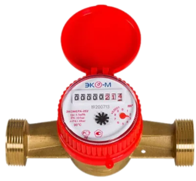 Счетчики воды Экомера 25 Универсальный Одноструйный 160 мм КМЧ