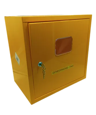 Шкаф для для счетчика газа ШС-10 с задней стенкой (желтый)