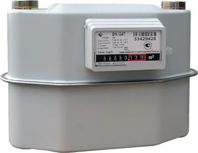 Счетчик газа ВК  G 4 T V 2.0 250 мм левый