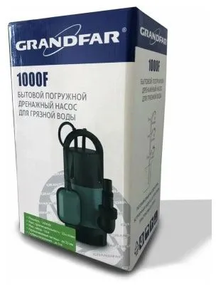 Дренажный насос Grandfar 1000 F для грязной воды от магазина счетчики-юг