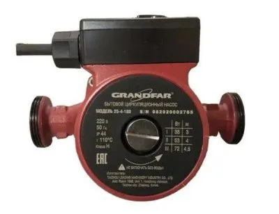 Насос циркуляционный Grandfar 25/4 180 Насосы от магазина счетчики-юг