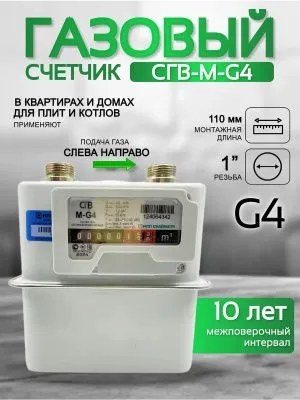 Счетчик газа СГВ-М-G4 LR (1")