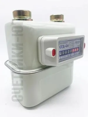Газовый счетчик объемный диафрагменный СГД G4 ТК правый (1 1/4) 110 мм