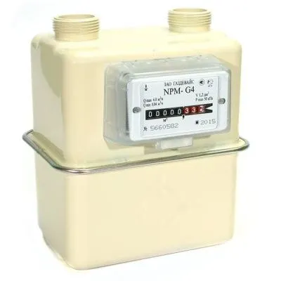 Счетчик газа NPM G 4 левый Ду 32 .