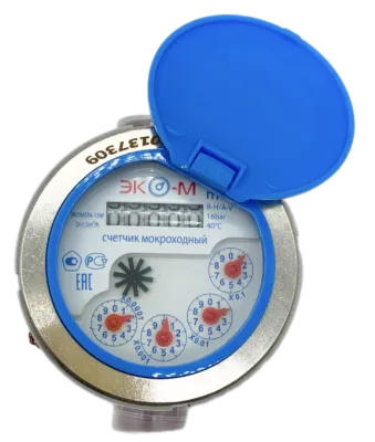 Счетчики воды мокроход Экомера 15 МЧ с глицерином 110 мм чугун