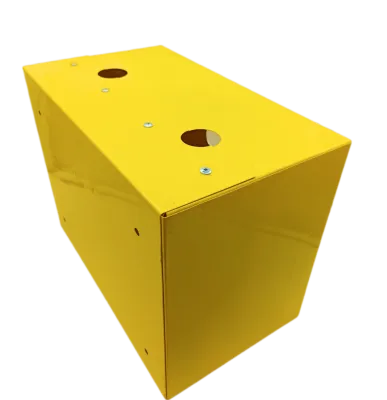 Шкаф для для счетчика газа ШС 250 (желтый) Дверь