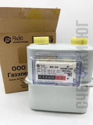 Счетчик газа ВК-G4 V1.2 левый