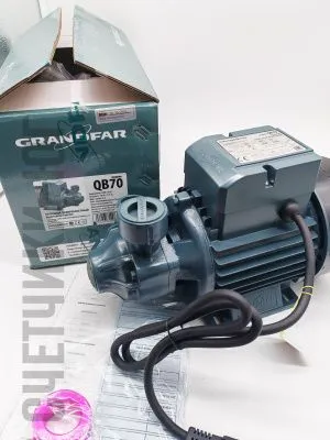 Вихревой насос Grandfar QB 70 насос от магазина счетчики-юг
